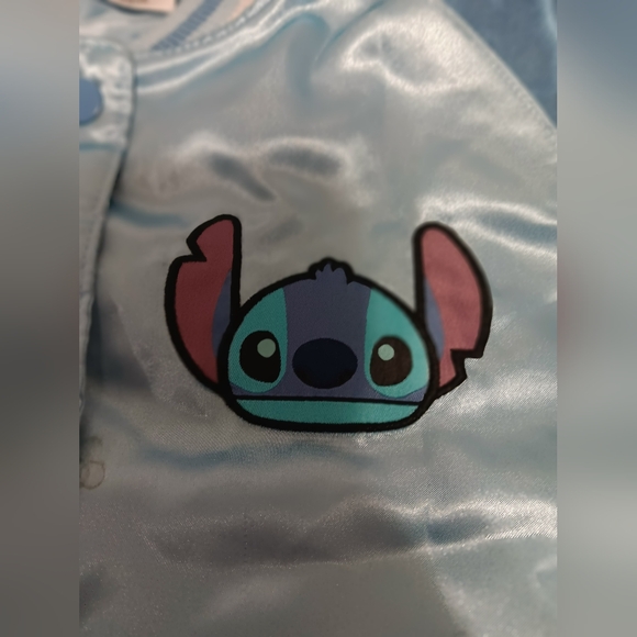 EUC Disney Store Stitch Varsity Jacket Kids - Picture 5 of 11